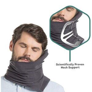 NEW trtl Travel and Airplane Pillow- Grey